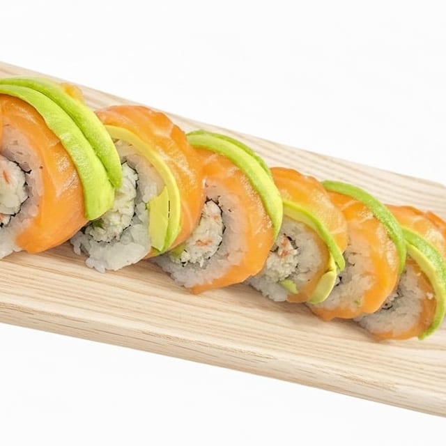 Truffle Salmon Roll.